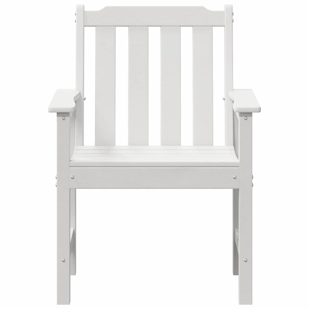 Garden Dining Chair 6 pcs White 65.5 x 55.5 x 88cm Plastic